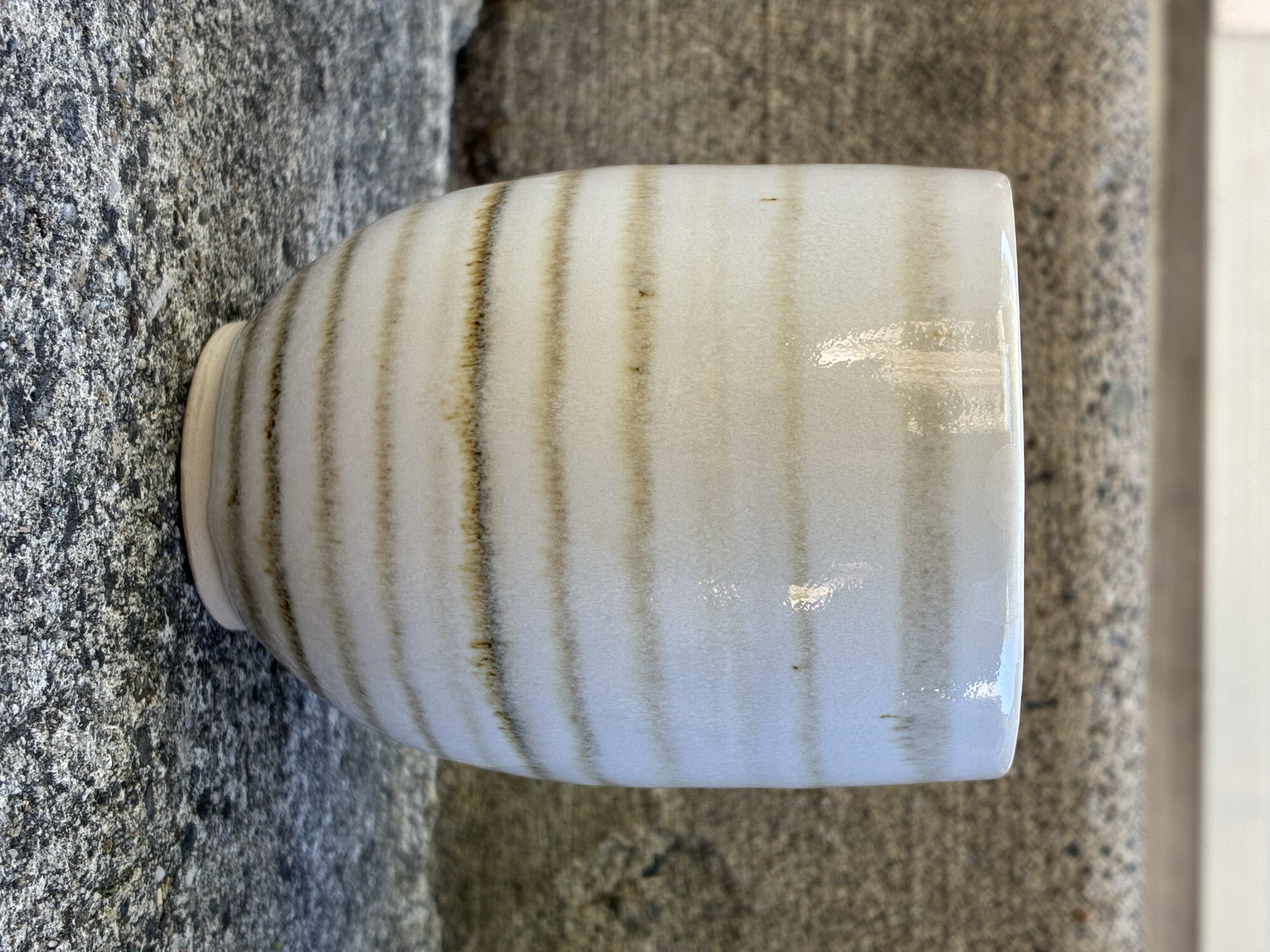 Stoneware. 8 oz. $35.